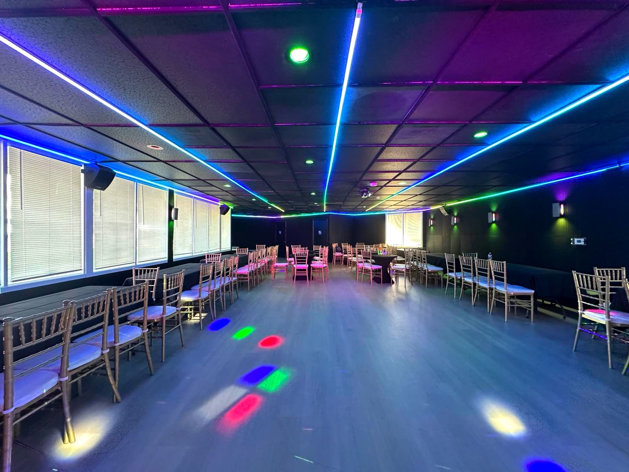 Studio set for an event
